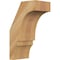 Ekena Millwork 4"W x 6"D x 10"H Balboa Rough Sawn Knee Brace, Western Red Cedar BRC04X06X10BOA00RWR - alternate 1